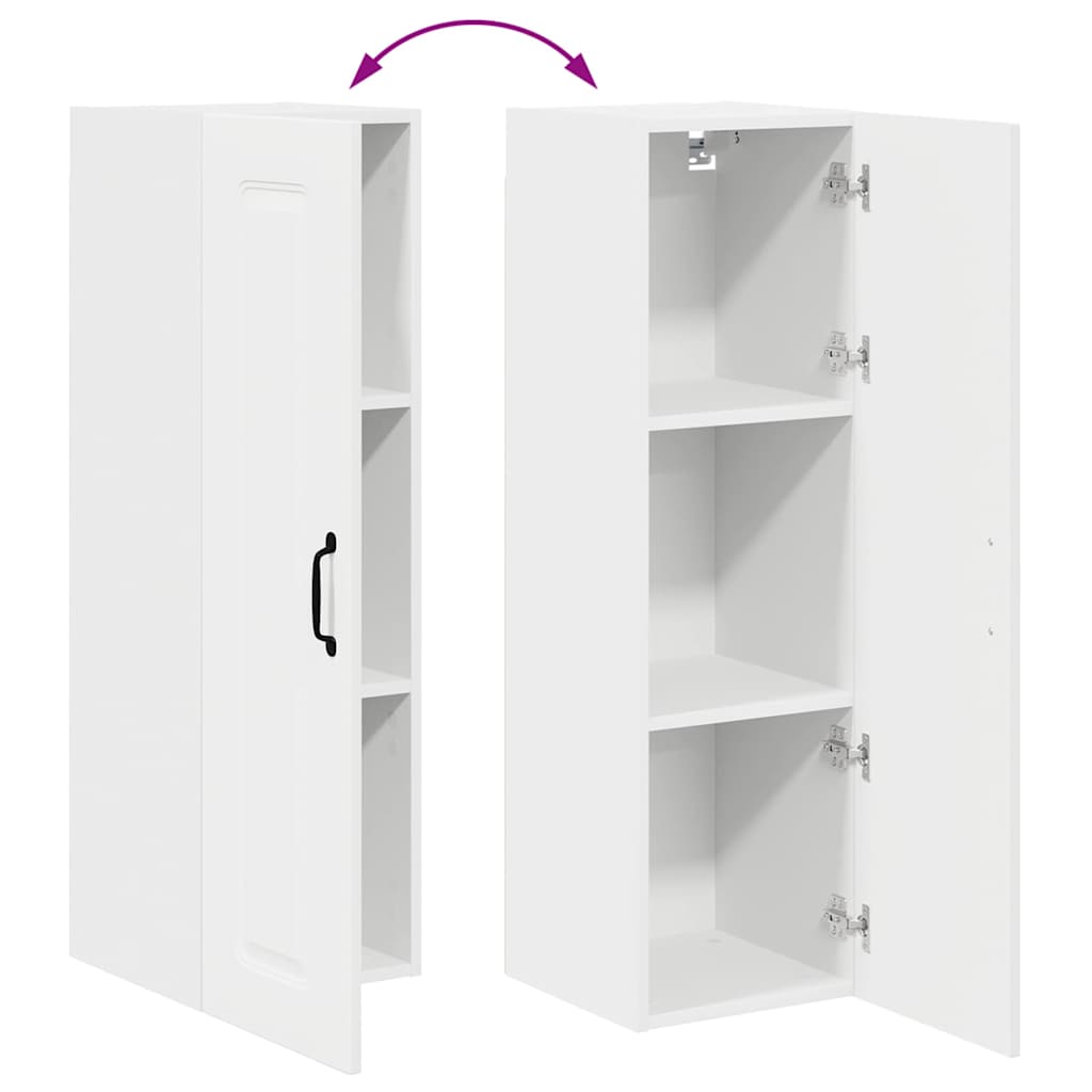 Kitchen Wall Cabinet White 30 x 31 x 100 cm Engineered Wood