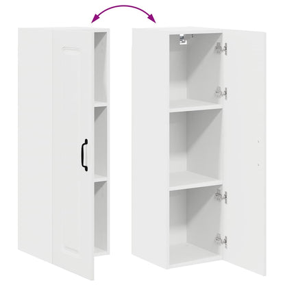 Kitchen Wall Cabinet High Gloss White 30 x 31 x 100 cm