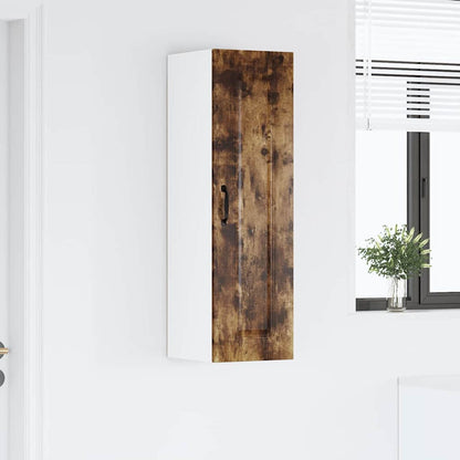 Kitchen Wall Cabinet with Shelf Smoked Oak 30 x 31 x 100 cm