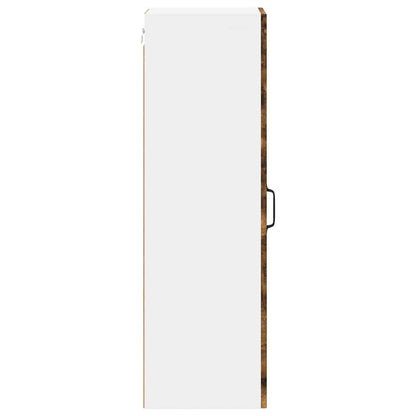 Kitchen Wall Cabinet with Shelf Smoked Oak 30 x 31 x 100 cm