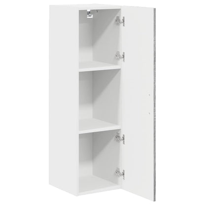 Kitchen Wall Cabinet with Shelf Grey Sonoma 30 x 31 x 100 cm