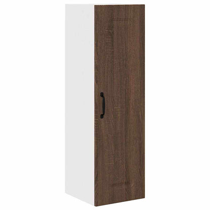 Kitchen Wall Cabinet Brown Oak 30 x 31 x 100 cm Engineered Wood