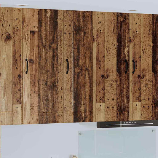 Kitchen Wall Cabinet Old Wood 30 x 31 x 100 cm Engineered Wood