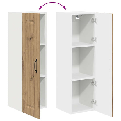 Kitchen Wall Cabinet with Shelf Artisan Oak 30 x 31 x 100 cm