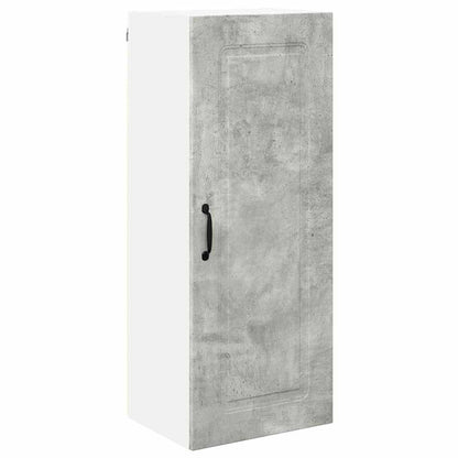 Kitchen Wall Cabinet with Shelf Concrete Grey 40 x 31 x 100 cm