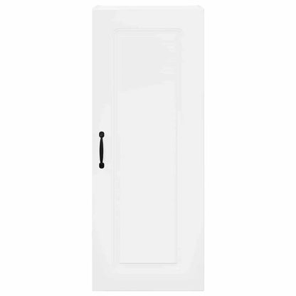 Kitchen Wall Cabinet High Gloss White 40 x 31 x 100 cm