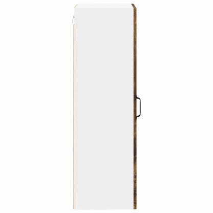 Kitchen Wall Cabinet with Shelf Smoked Oak 40 x 31 x 100 cm