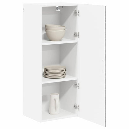 Kitchen Wall Cabinet with Shelf Grey Sonoma 40 x 31 x 100 cm