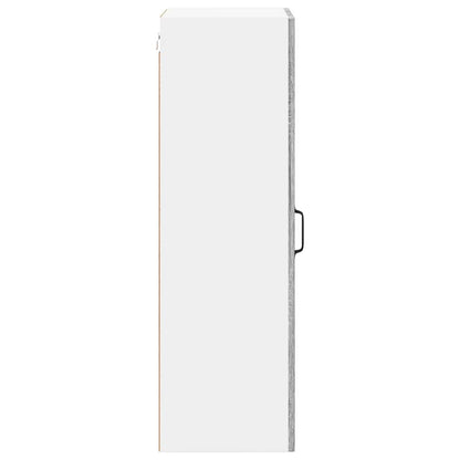 Kitchen Wall Cabinet with Shelf Grey Sonoma 40 x 31 x 100 cm