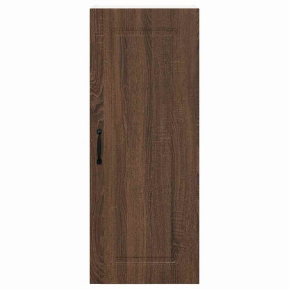 Kitchen Wall Cabinet Brown Oak 40 x 31 x 100 cm Engineered Wood