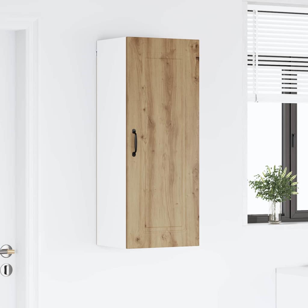 Kitchen Wall Cabinet with Shelf Artisan Oak 40 x 31 x 100 cm