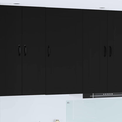 Kitchen Wall Cabinet Black 50 x 31 x 100 cm Engineered Wood