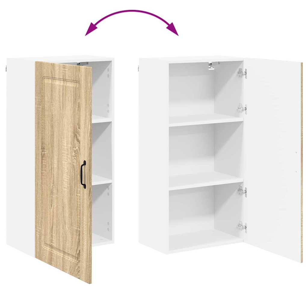 Kitchen Wall Cabinet with Shelf Sonoma Oak 50 x 31 x 100 cm