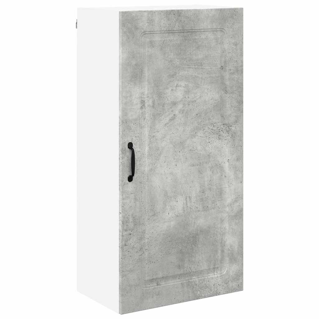 Kitchen Wall Cabinet with Shelf Concrete Grey 50 x 31 x 100 cm
