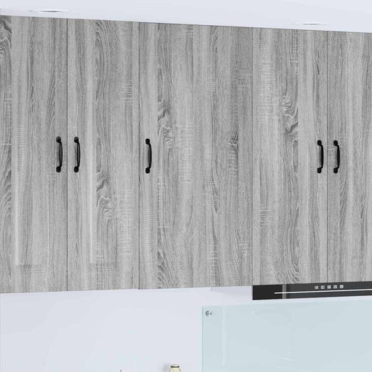 Kitchen Wall Cabinet with Shelf Grey Sonoma 50 x 31 x 100 cm
