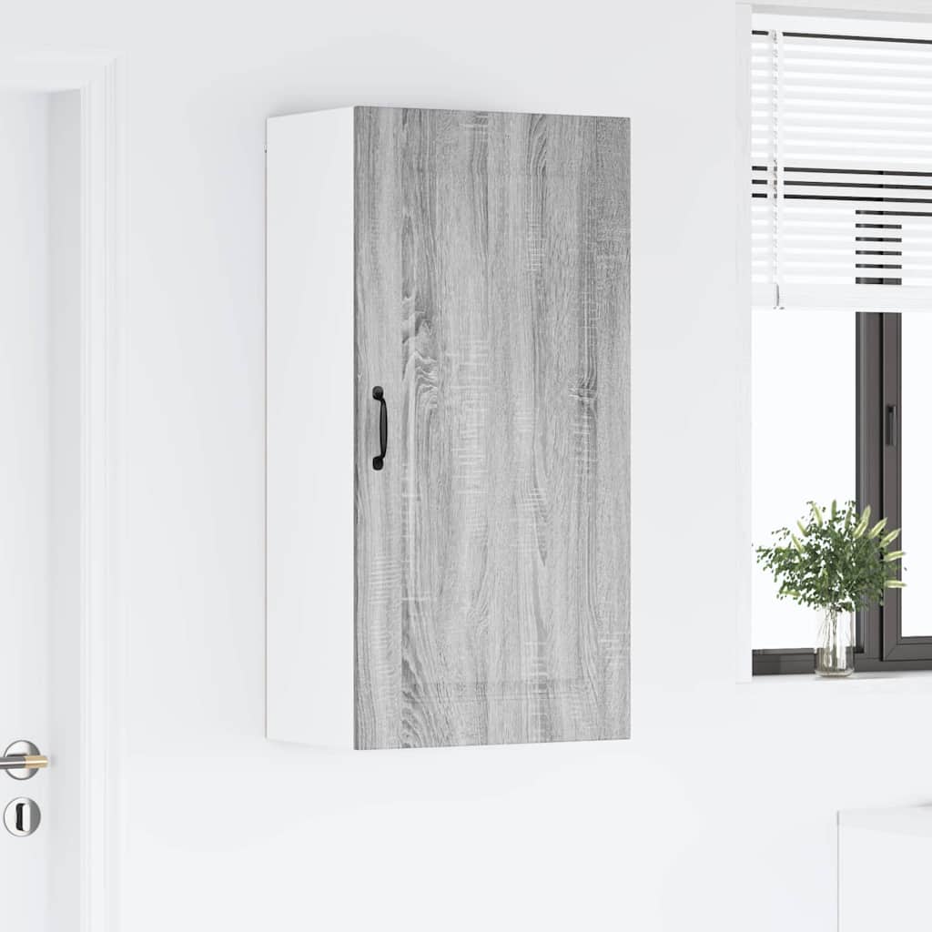 Kitchen Wall Cabinet with Shelf Grey Sonoma 50 x 31 x 100 cm