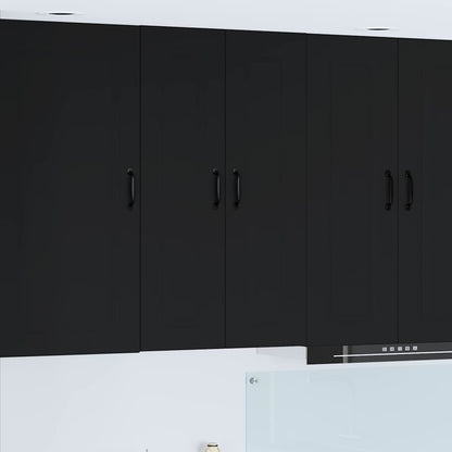 Kitchen Wall Cabinet Black 60 x 31 x 100 cm Engineered Wood