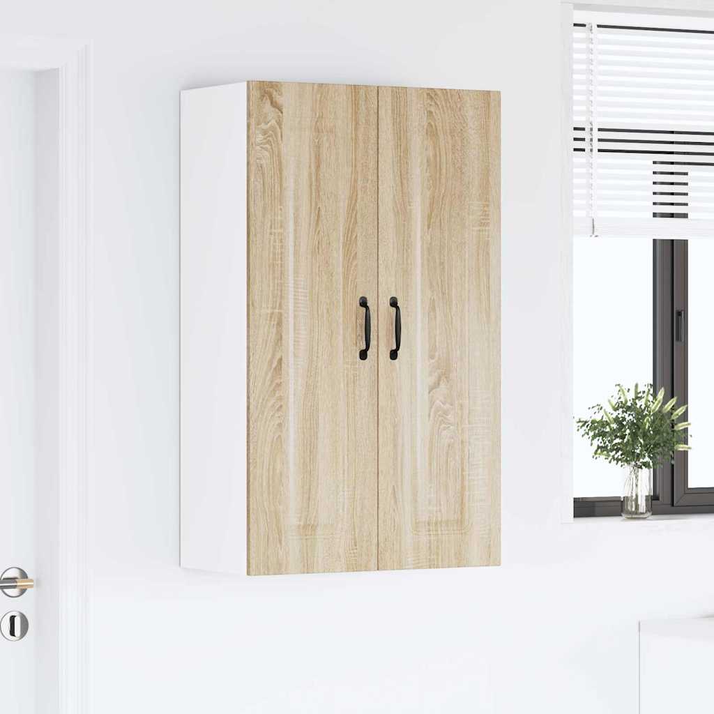 Kitchen Wall Cabinet with Shelf Sonoma Oak 60 x 31 x 100 cm