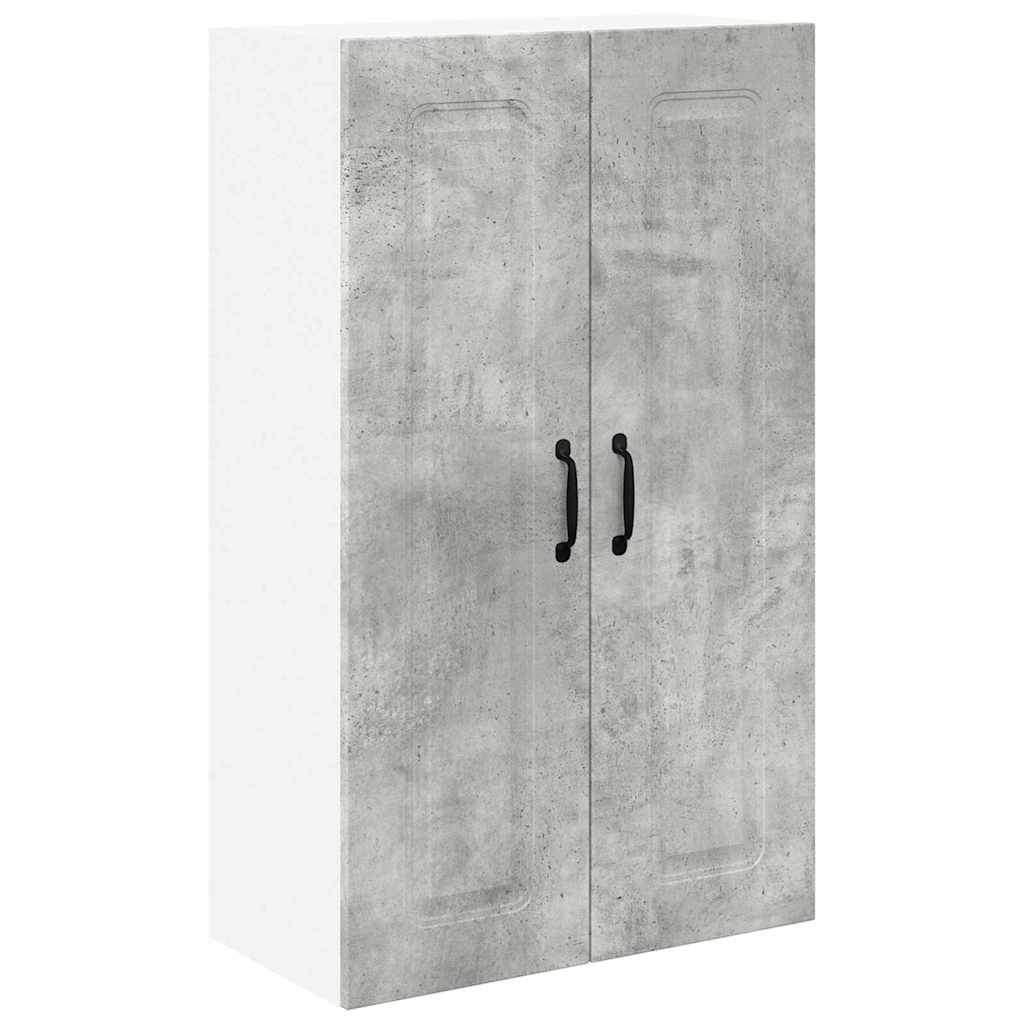 Kitchen Wall Cabinet with Shelf Concrete Grey 60 x 31 x 100 cm