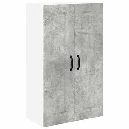 Kitchen Wall Cabinet with Shelf Concrete Grey 60 x 31 x 100 cm