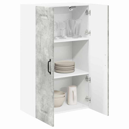 Kitchen Wall Cabinet with Shelf Concrete Grey 60 x 31 x 100 cm