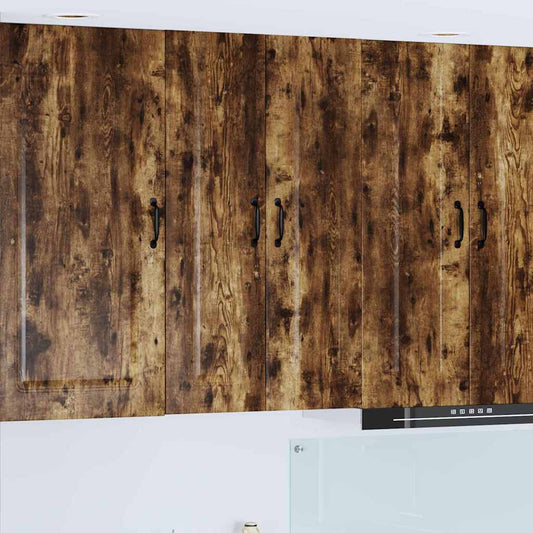 Kitchen Wall Cabinet with Shelf Smoked Oak 60 x 31 x 100 cm