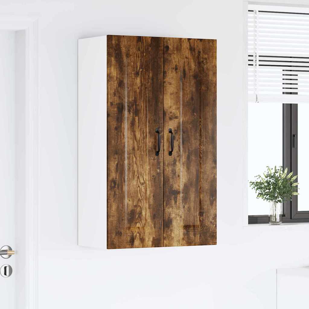 Kitchen Wall Cabinet with Shelf Smoked Oak 60 x 31 x 100 cm