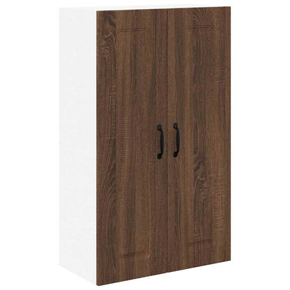 Kitchen Wall Cabinet Brown Oak 60 x 31 x 100 cm Engineered Wood