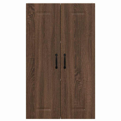 Kitchen Wall Cabinet Brown Oak 60 x 31 x 100 cm Engineered Wood