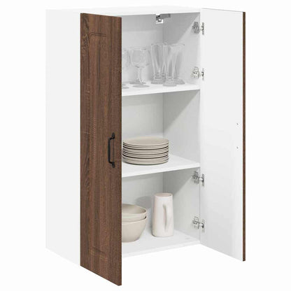 Kitchen Wall Cabinet Brown Oak 60 x 31 x 100 cm Engineered Wood