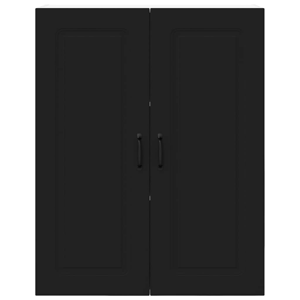 Kitchen Wall Cabinet Black 80 x 31 x 100 cm Engineered Wood