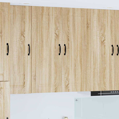 Kitchen Wall Cabinet with Shelf Sonoma Oak 80 x 31 x 100 cm