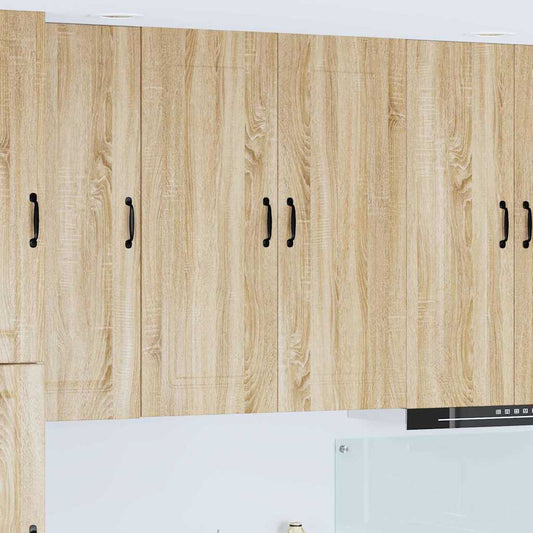 Kitchen Wall Cabinet with Shelf Sonoma Oak 80 x 31 x 100 cm