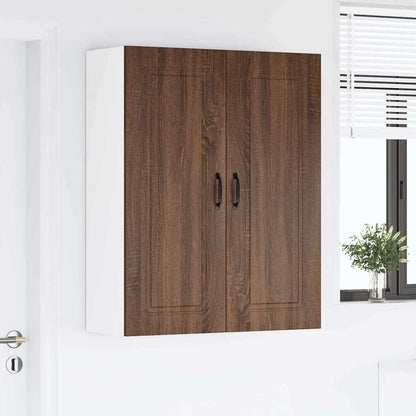 Kitchen Wall Cabinet Brown Oak 80 x 31 x 100 cm Engineered Wood