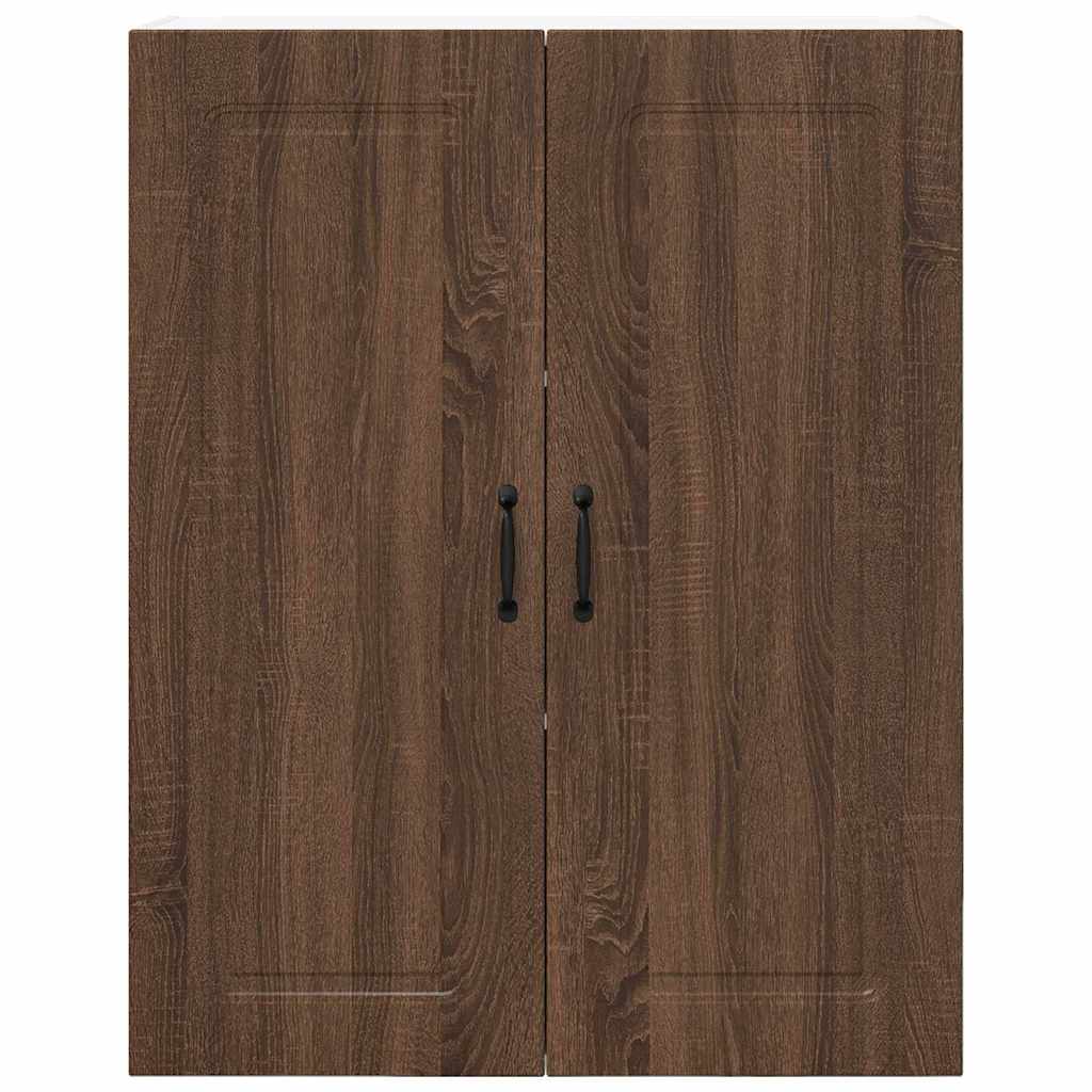 Kitchen Wall Cabinet Brown Oak 80 x 31 x 100 cm Engineered Wood