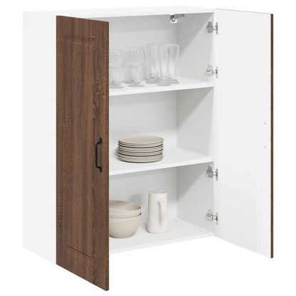 Kitchen Wall Cabinet Brown Oak 80 x 31 x 100 cm Engineered Wood