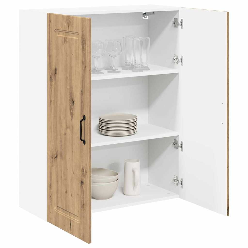 Kitchen Wall Cabinet with Shelf Artisan Oak 80 x 31 x 100 cm