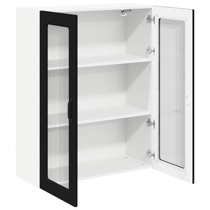 Kitchen Wall Cabinet Black 80 x 31 x 100 cm Engineered Wood