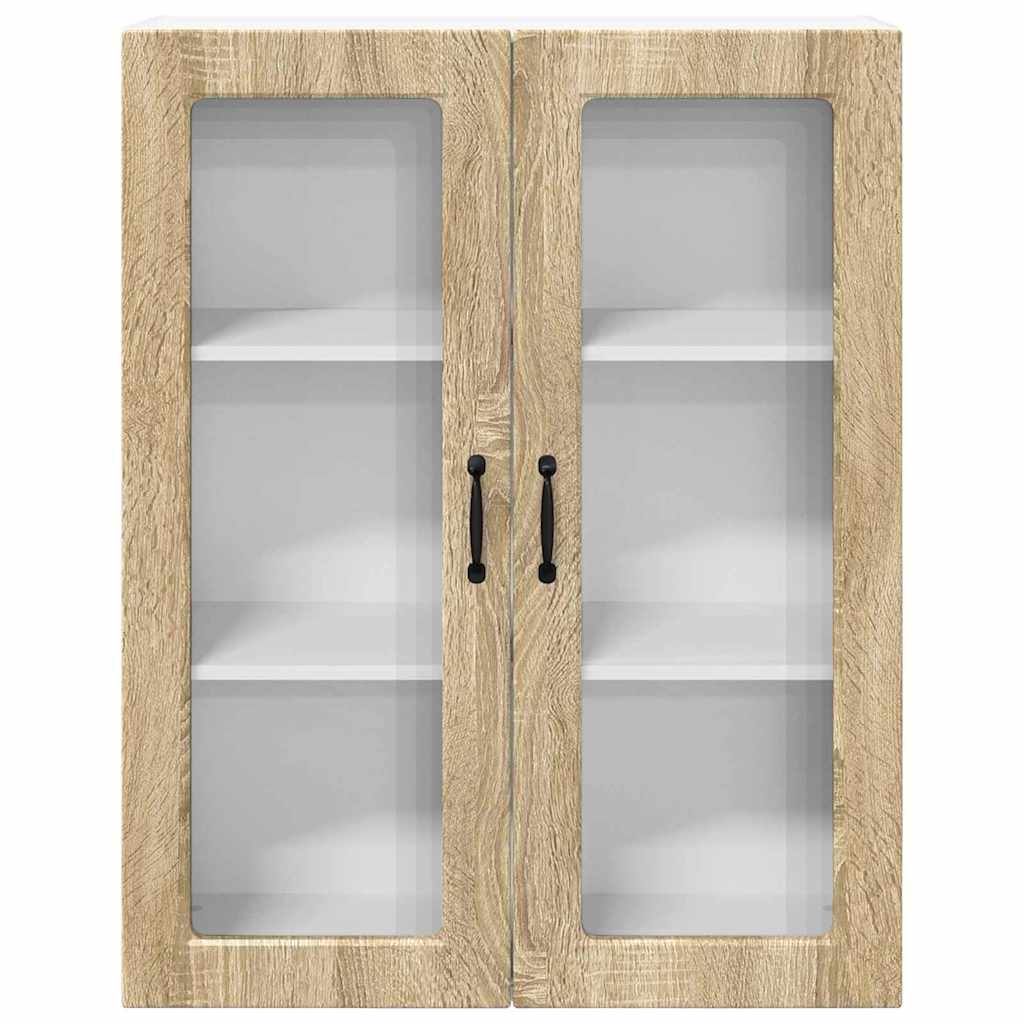 Kitchen Wall Cabinet with Shelf Sonoma Oak 80 x 31 x 100 cm