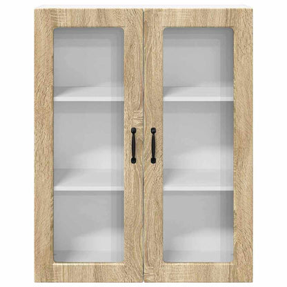 Kitchen Wall Cabinet with Shelf Sonoma Oak 80 x 31 x 100 cm