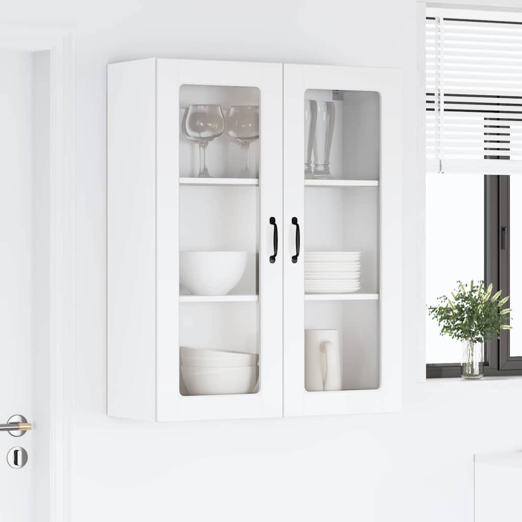 Kitchen Wall Cabinet High Gloss White 80 x 31 x 100 cm