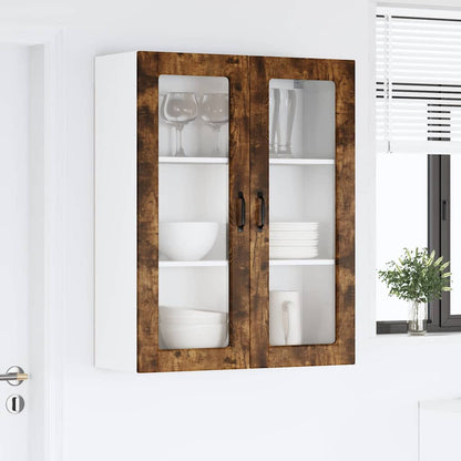 Kitchen Wall Cabinet with Shelf Smoked Oak 80 x 31 x 100 cm