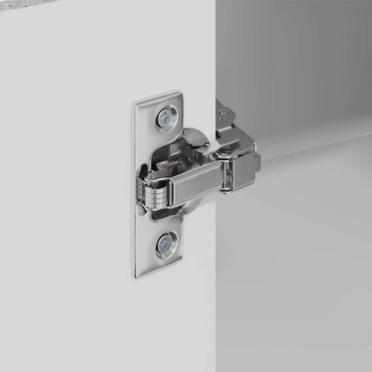 Kitchen Wall Cabinet with Shelf Concrete Grey 57 x 57 x 100 cm