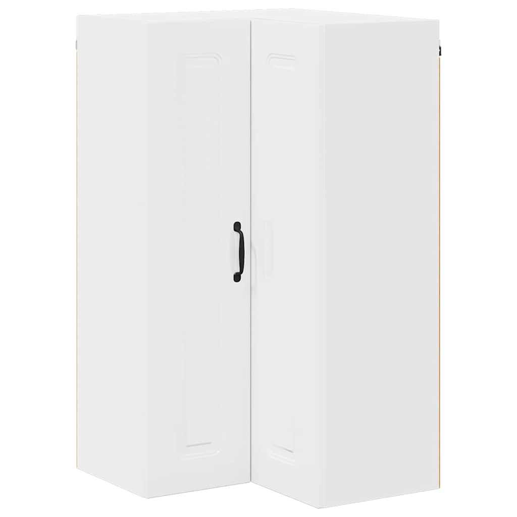 Kitchen Wall Cabinet High Gloss White 57 x 57 x 100 cm