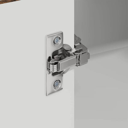 Kitchen Wall Cabinet with Shelf Smoked Oak 57 x 57 x 100 cm