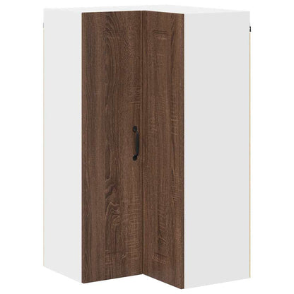 Kitchen Wall Cabinet Brown Oak 57 x 57 x 100 cm Engineered Wood