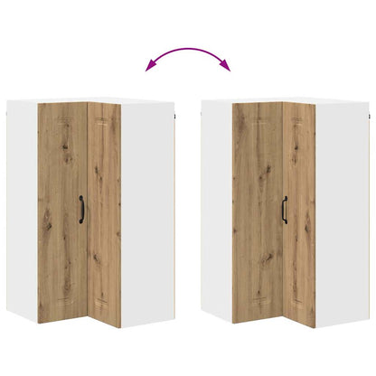 Kitchen Wall Cabinet with Shelf Artisan Oak 57 x 57 x 100 cm