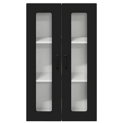 Kitchen Wall Cabinet Black 60 x 31 x 100 cm Engineered Wood