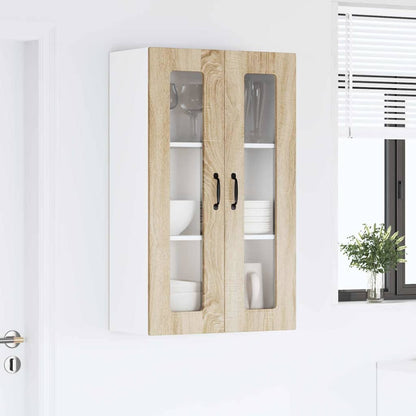 Kitchen Wall Cabinet with Shelf Sonoma Oak 60 x 31 x 100 cm