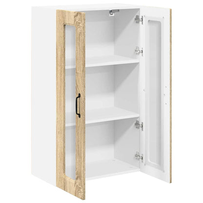 Kitchen Wall Cabinet with Shelf Sonoma Oak 60 x 31 x 100 cm